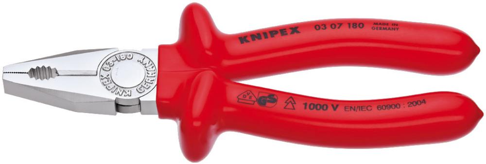 KNIPEX Kombinationszange VDE tauchisoliert 180mm