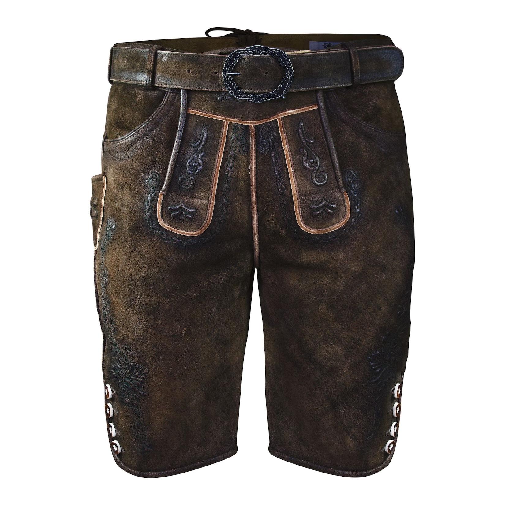 Kurze Wildbock Lederhose Leon