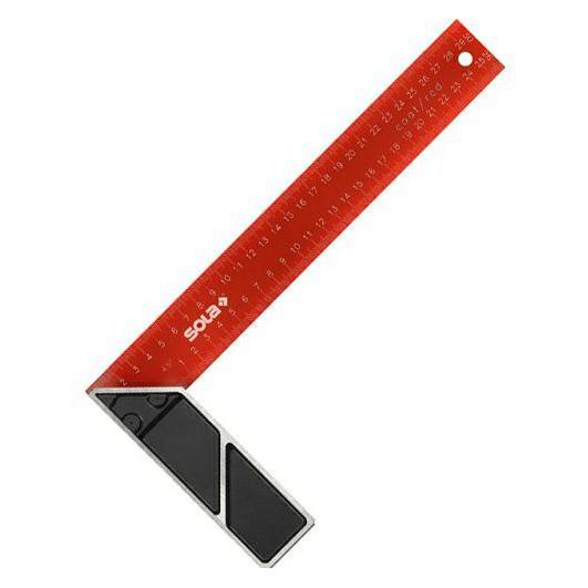 Sola Messwerkzeuge 56014501 Schreinerwinkel"SRC 500" rot beschichtet in schwarz (56014501)