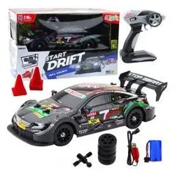 Lean Toys Lean Rc Drift Car Rennwagen Schwarz Carbon 30Km/H 1:16
