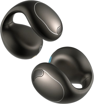 soundcore C40i   Open-Ear Clip-On Earbuds, Clear Sound Champagne Mist