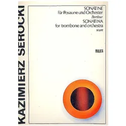Sonatine für Posaune und Orchester Partitur, Fachbücher von Kazimierz Serocki