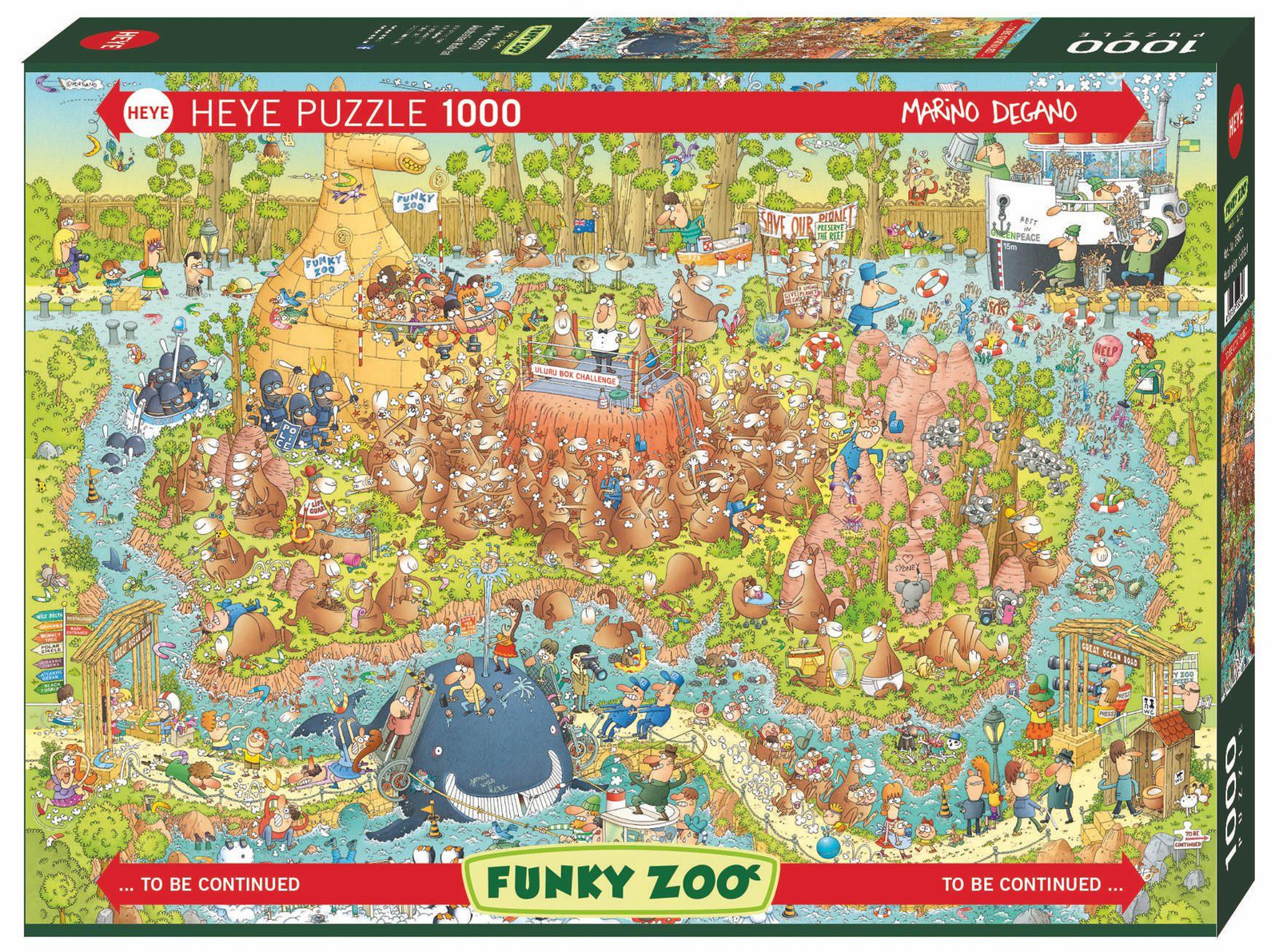 Heye Puzzle Australisch leefgebied