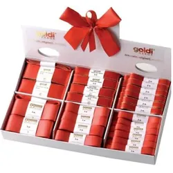 Goldina, Geschenkverpackung, Adventband 74ST rot