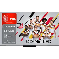 TCL 85C7K QD-Mini-LED Google TV (Flat, 85 Zoll / 216 cm, HDR 4K, SMART TV)
