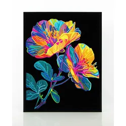 DIAMOND DOTZ - Diamond Painting Neon Blumen