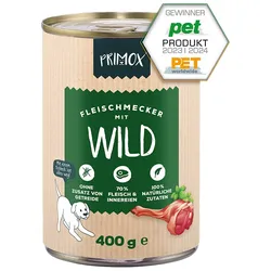 Primox Hunde Nassfutter mit Wild 800g