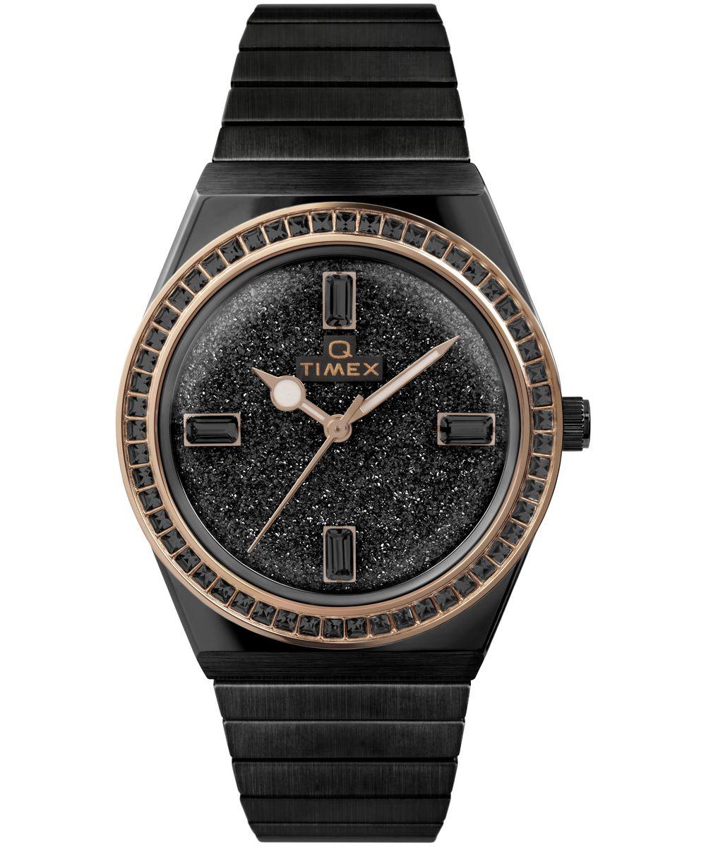Timex Q Reissue Dames Zwarte Horloge TW2W10600