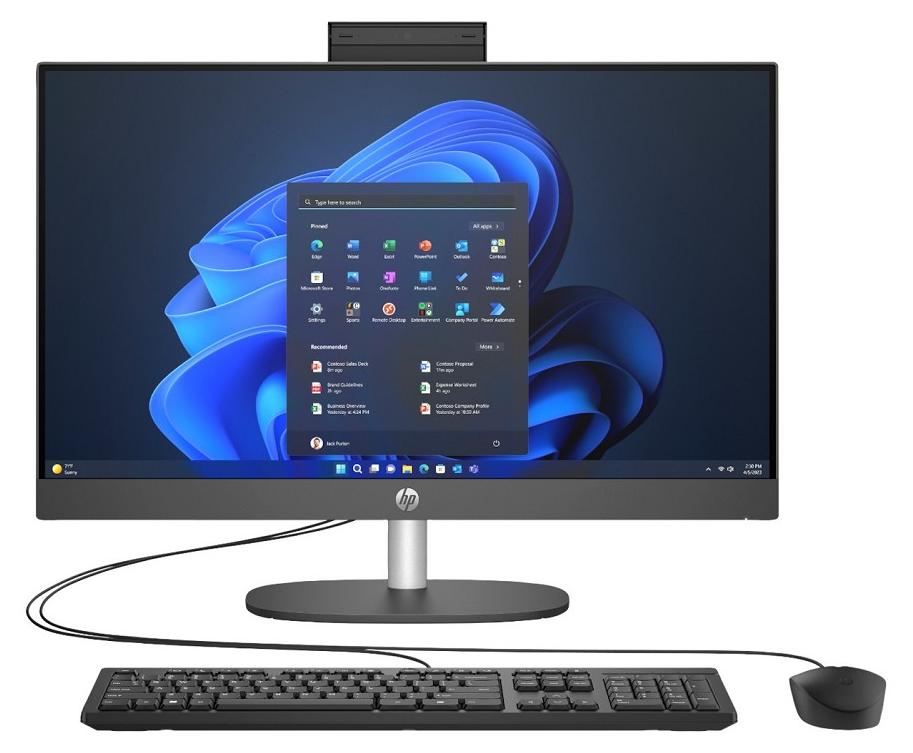 HP ProOne 245 G10 All-in-One PC AMD Ryzen 7 7730U - All-in-One mit Monitor - AMD R7