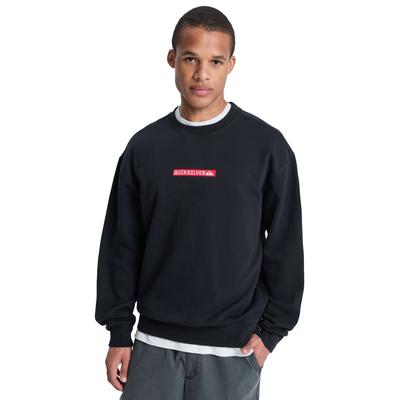 Sweatshirt QUIKSILVER "Dna", Herren, Gr. M, schwarz, Obermaterial: 45% Baumwolle, 40% Baumwolle, 15% Polyester., Sweatshirts Sweatshirt