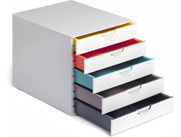 Durable Varicolor Mix Ladebox A4, 5 Lades, veelkleurig, 762527