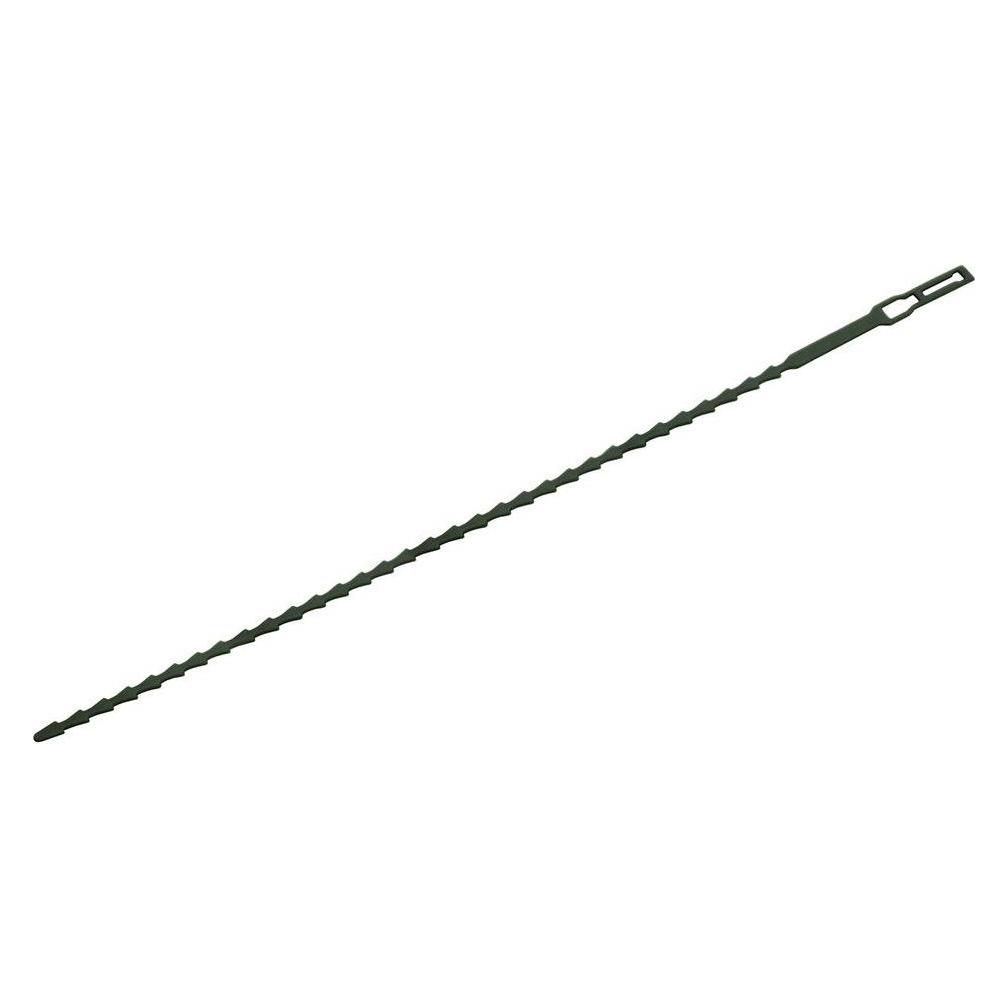 Biotop Reusable and adjustable ties, green color, 33,5 cm, blister 12 units (33.50 cm) (66968760)
