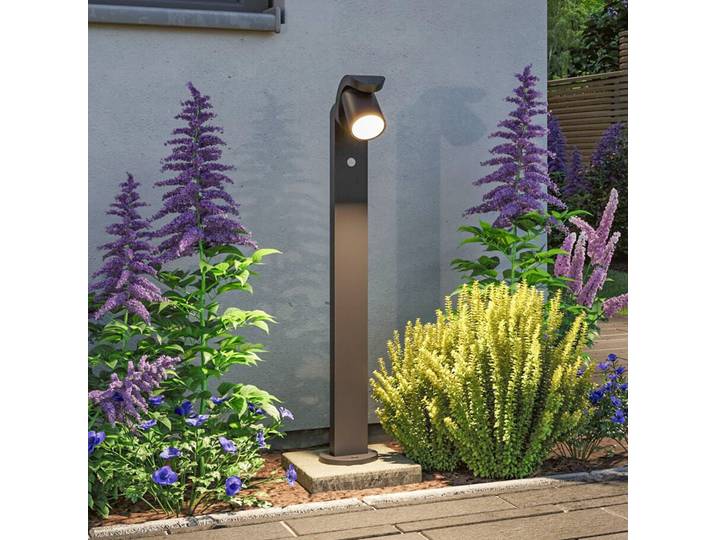 Cuff LED-Wegeleuchte, anthrazit, Sensor - Paulmann - Terrasse - Modern - Aluminium - Einflammig
