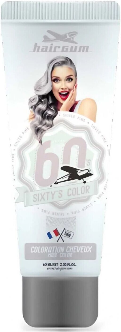 Hairgum Sixty'S Color 60ml SilverPink