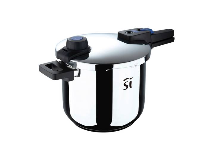 SAN Ignacio Schnellkochtopf Ebro, Edelstahlfarben, Metall, 9 l, Kochgeschirr, Töpfe, Schnellkochtöpfe