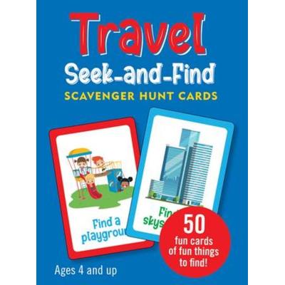 Travel Seek-And-Find Scavenger Hunt Cards (Set of 50 Cards)