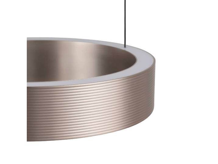 Brilliant Hängeleuchte Axion, dimmbar, braun / rost, für Wohn- / Esszimmer, Metall, Modern
