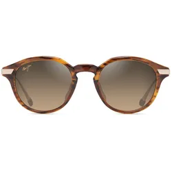 Maui Jim MOMI _ Glänzend Dunkelhavanna mit Gold (HS622-10)