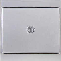 Kopp 621377084 MALTA - Taster beleuchtet, Farbe: silber