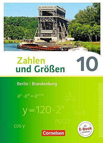 Ines Knospe - Zahlen und Größen - Berlin und Brandenburg: 10. Schuljahr - Schülerbuch - Preis vom 07.10.2026 11:45:10 h