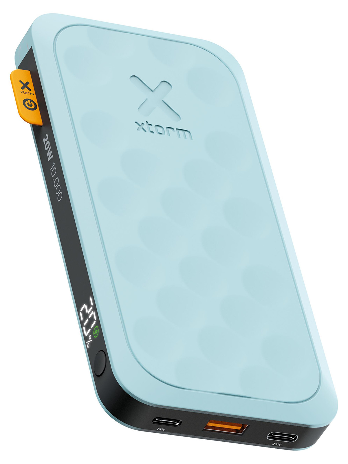 Xtorm Fuel Series 5 20W Powerbank 10.000 mAh - 2 x USB-C en 1 x USB-A - Blauw