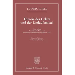 Ludwig Mises, Fachbücher von Ludwig Mises, Hansjörg Klausinger