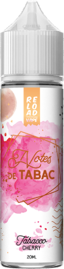 Reload Vape Tabacco Cherry Notes De Tabac Liquido Shot 20ml Tabacco Ciliegia