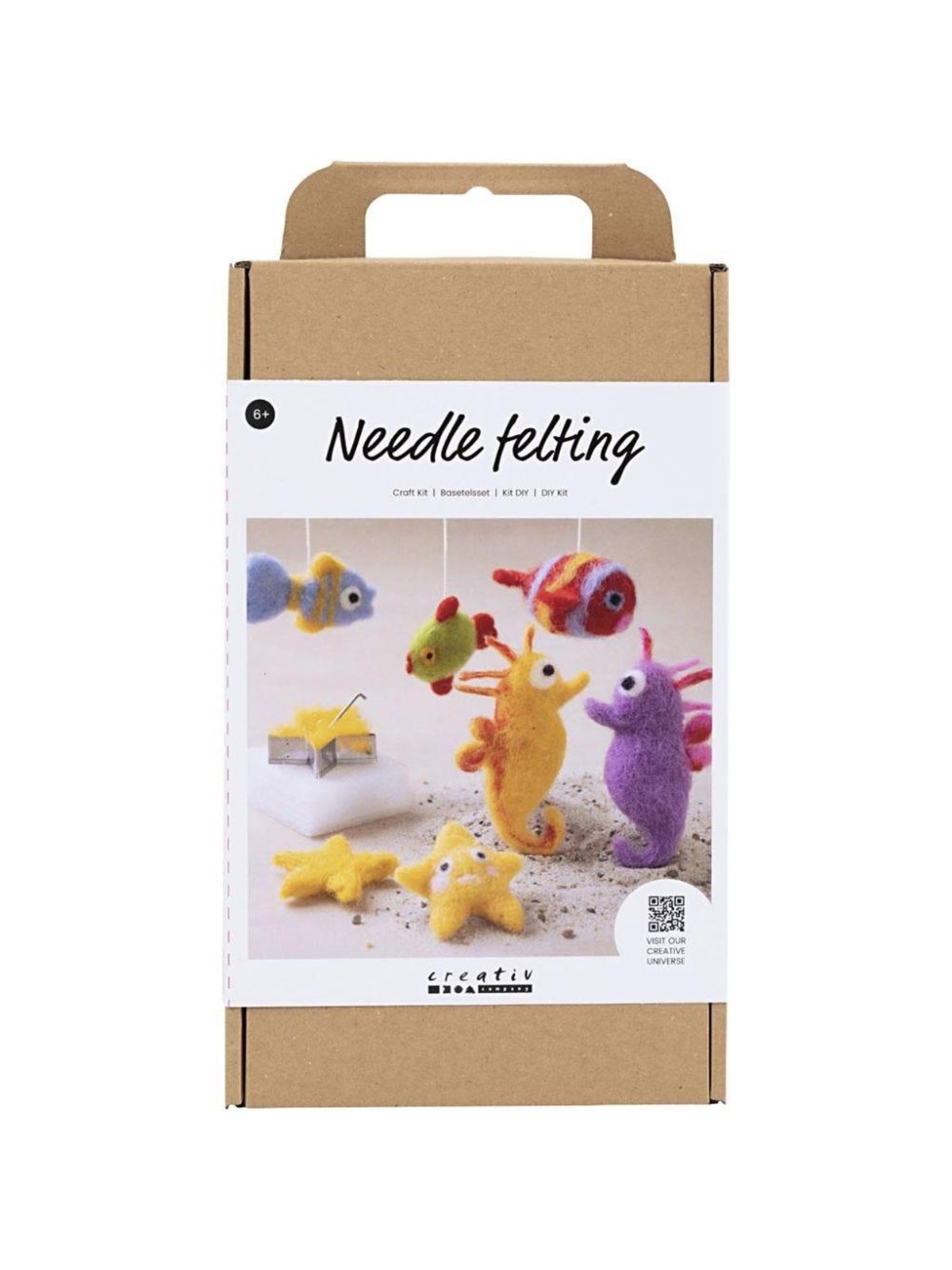 Creativ Company Craft Kit Needle Felting - Animals in Water