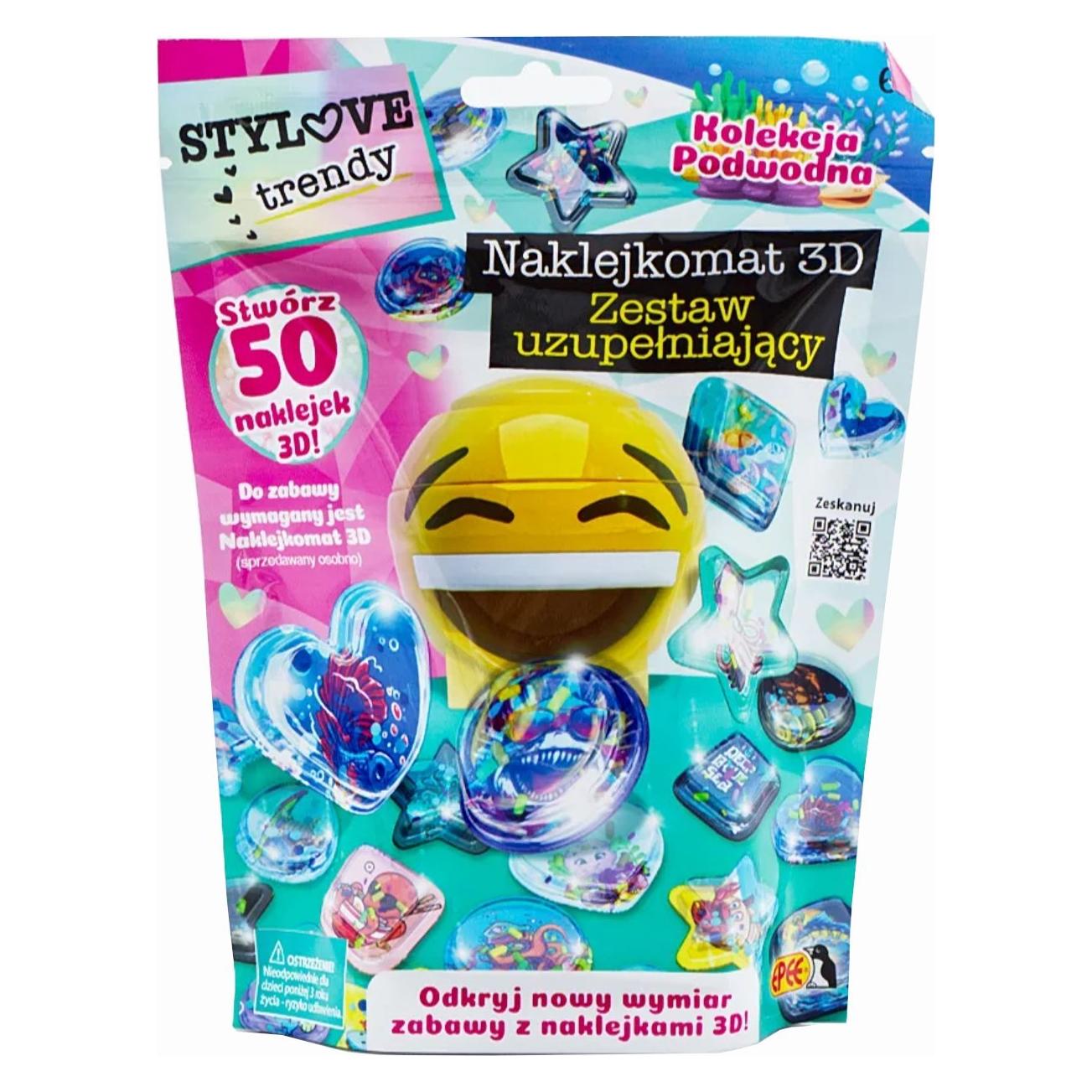 EPEE 3D-Stickermaschine - Unterwasserkollektion (50 Sticker) (60177)