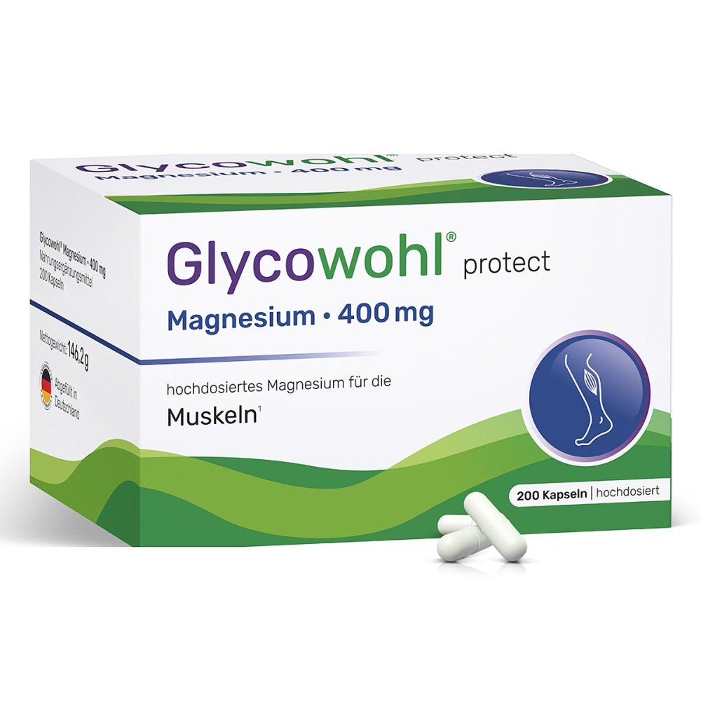 Heilpflanzenwohl GmbH Glycowohl Magnesium 400 mg hochdosiert vegan 19404504