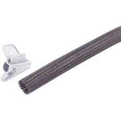 Flex Kabelkanal Set 19mm schwarz 3,75m
