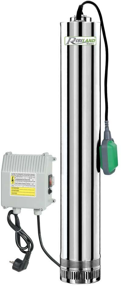 Ribimex PRPVC751/43F Pompa sommersa per pozzi 4 turbine 750W