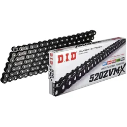 D.I.D, Motorrad Zubehör, 520Zvm-X(Bk&Bk) X 120 Mail. Zj