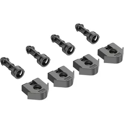 Spelsberg 72204301 Schnellverschluss-Set, tiefschwarz GEOS-S 3030 SV