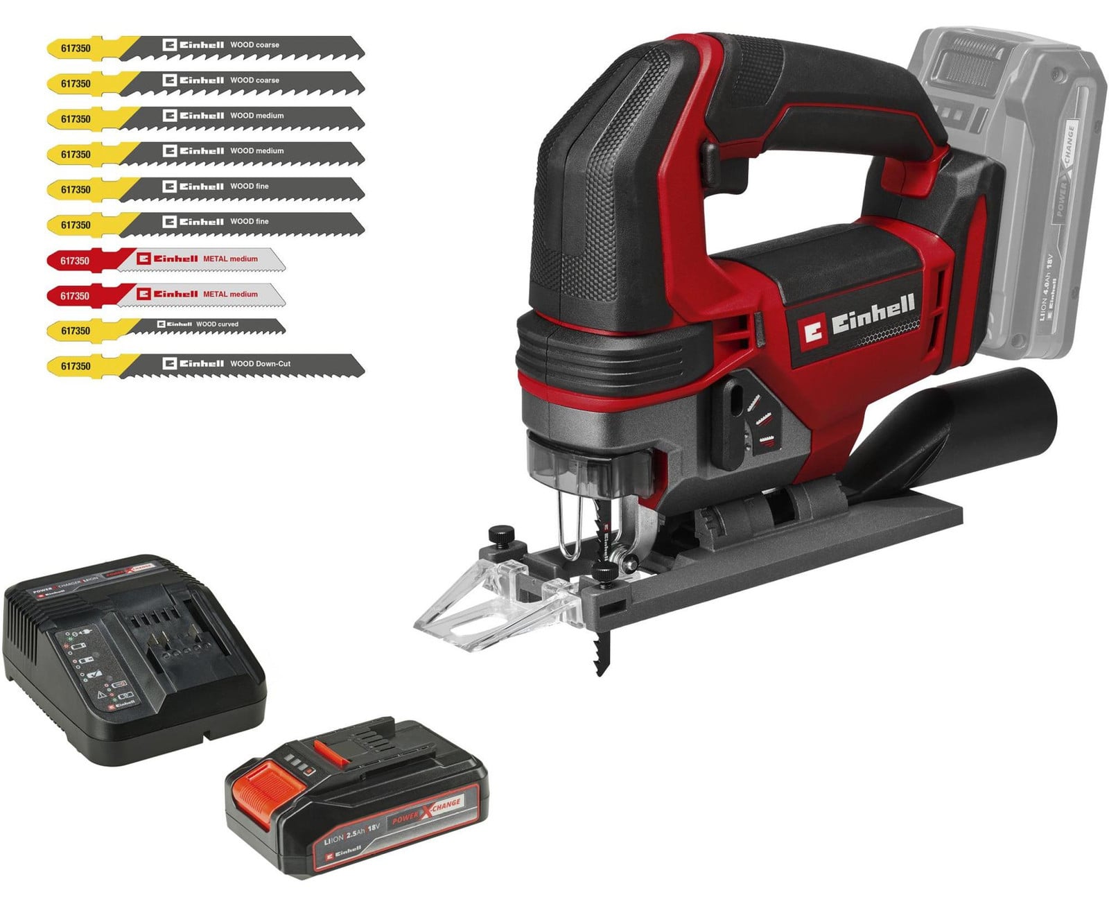 Einhell Power X-Change accu-schroefboormachine TE-JS 18/100 Li, 18 Volt