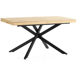 ESSTISCH Palermo Farbe Eiche, 140-180 cm
