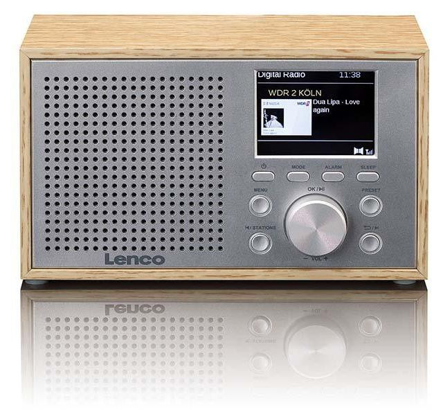 Lenco DAB+ Radio DAR-017WD, houtkleur, FM, Bluetooth