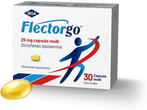 Ibsa Farmaceutici Italia Flectorgo 30 Capsule Molli 25mg