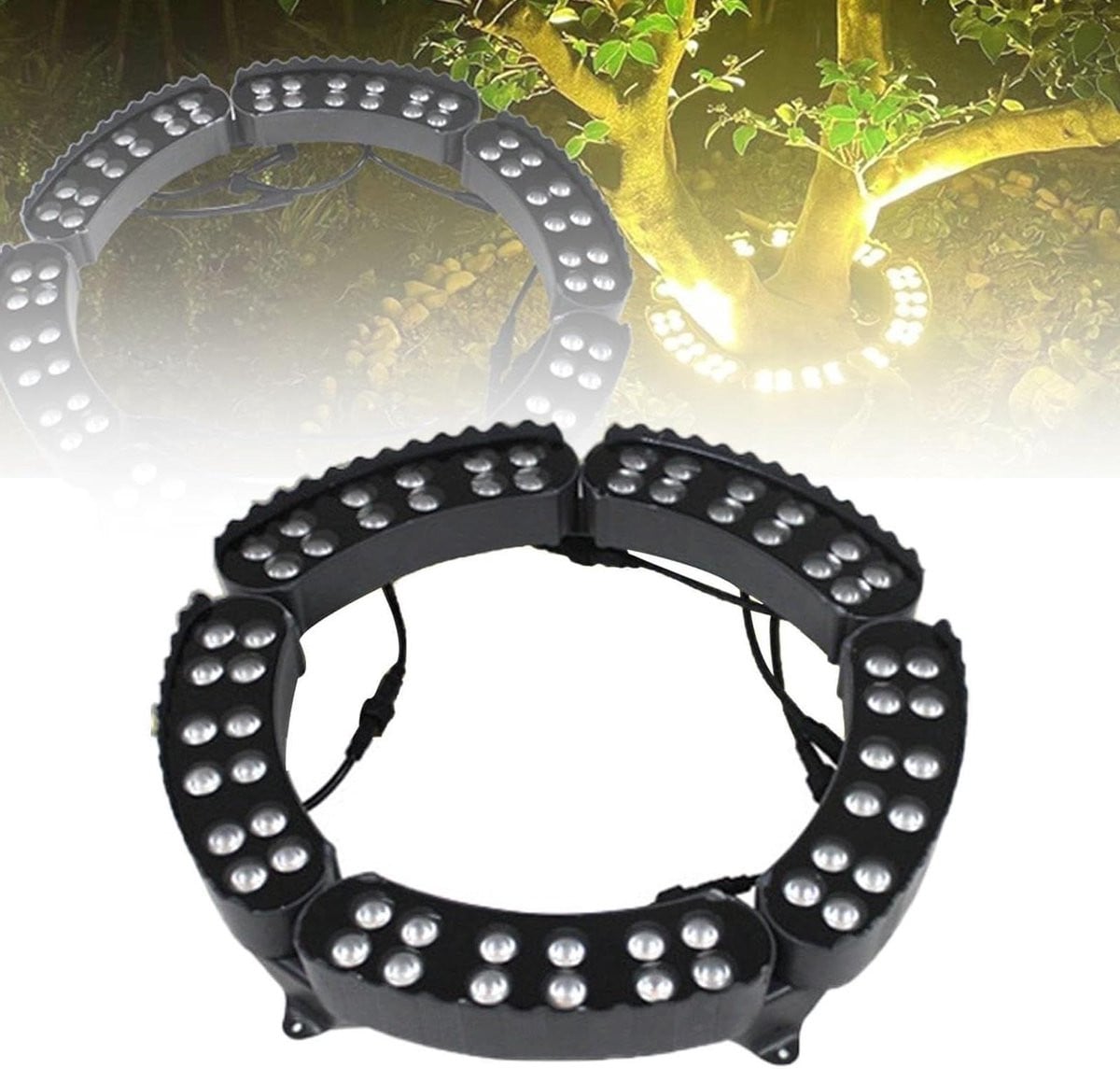 Rode LED Buitenlamp - 24W Waterdichte Tuinspot voor Landschapsverlichting - IP65 Floodlight met Aluminium en Glas