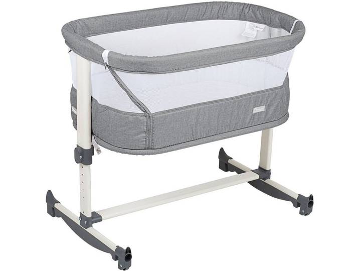 BabyGo Beistellbett Vivaldi, grey