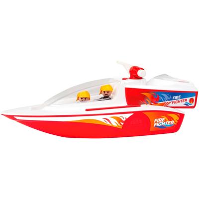 Spielzeug-Boot LENA "Boazz Bundle Feuerwehrboot", bunt, Spielzeugfahrzeuge, KinderB:18cm H:7cm T:42cm, Kunststoff, inkl. 2 Spielfiguren; Made in Europe, B:18cm H:7cm T:42cm