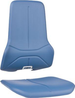 Kunstlederpolster für Basisstuhl neon, blau