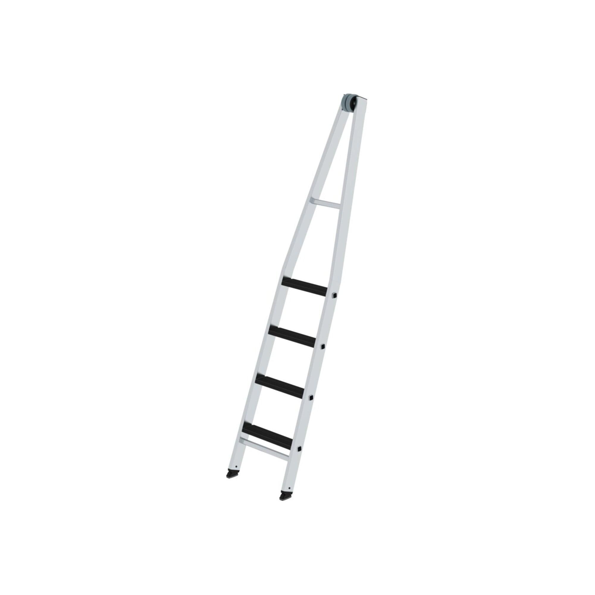 MUNK Stufen-Glasreinigerleiter Oberteil mit clip-step R 13 4 Stufen (012015)
