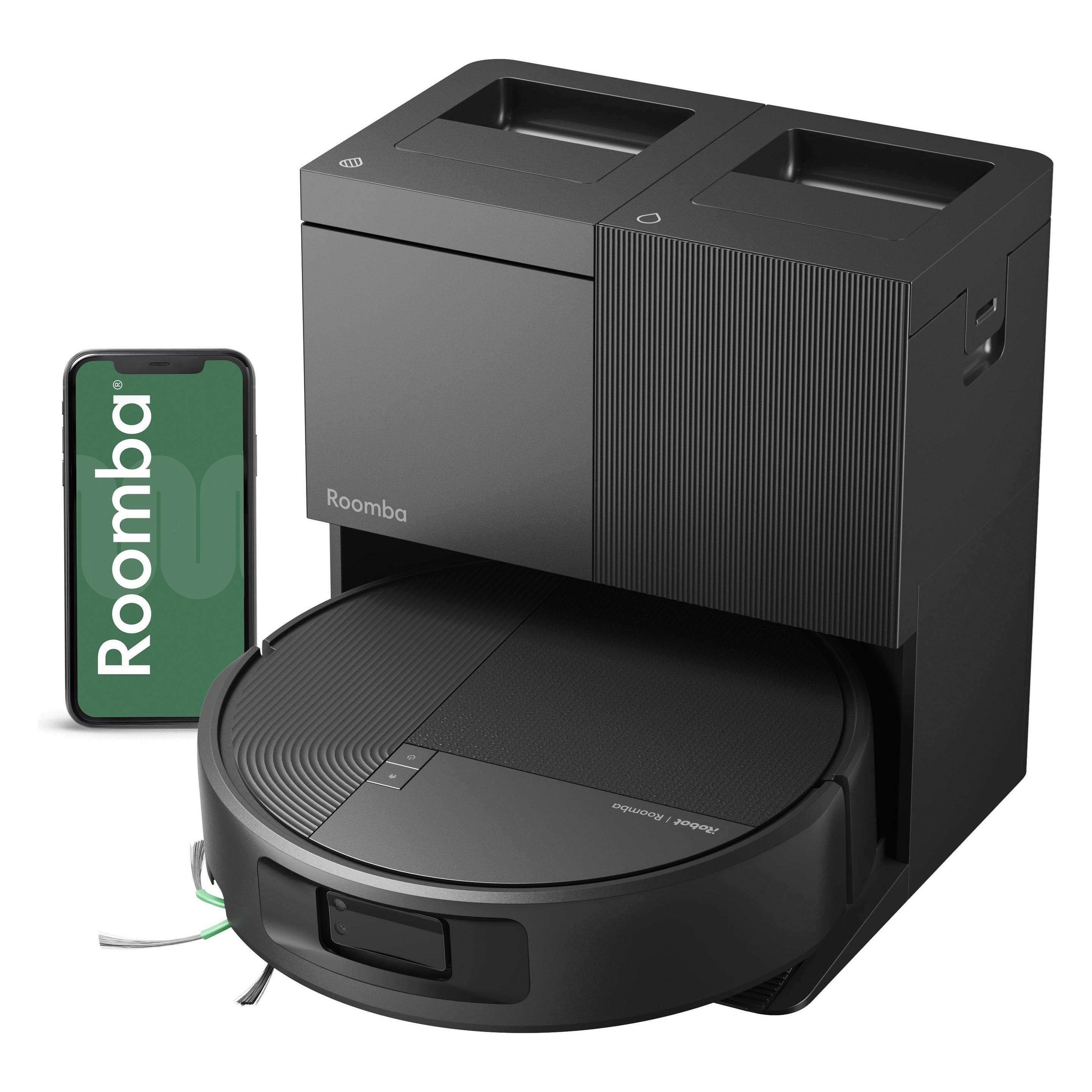 iRobot Roomba Combo Max 615 Staubsauger- und Wischroboter, schwarz (40000 Pa, Wischwalze) (100004418)