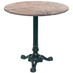 RestooTab - Tisch Bistrot Ø70cm Dekor griechischer Marmor