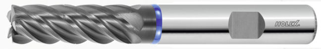 Holex Fraise carbure monobloc avec brise-copeaux TPC, TiAlN,⌀ f8 DC: 20 mm (203101 20)