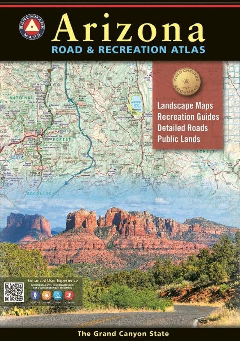 Arizona Road and Recreation Atlas   Benchmark Maps