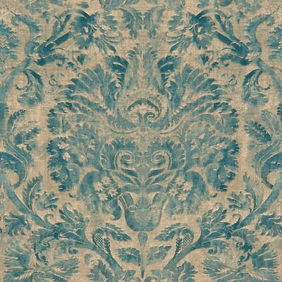 Rosetta Peel & Stick Wallpaper - Teal - Ballard Designs