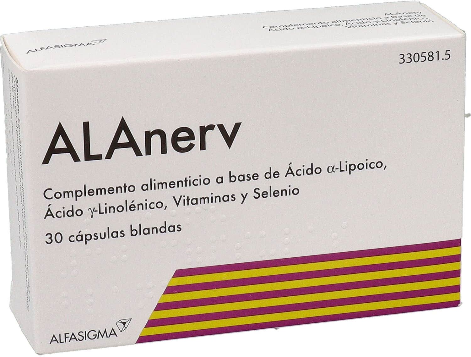 ALANERV 30 cápsulas blandas