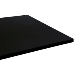 Restootab - Tischplatte 160x80 Dekor schwarz